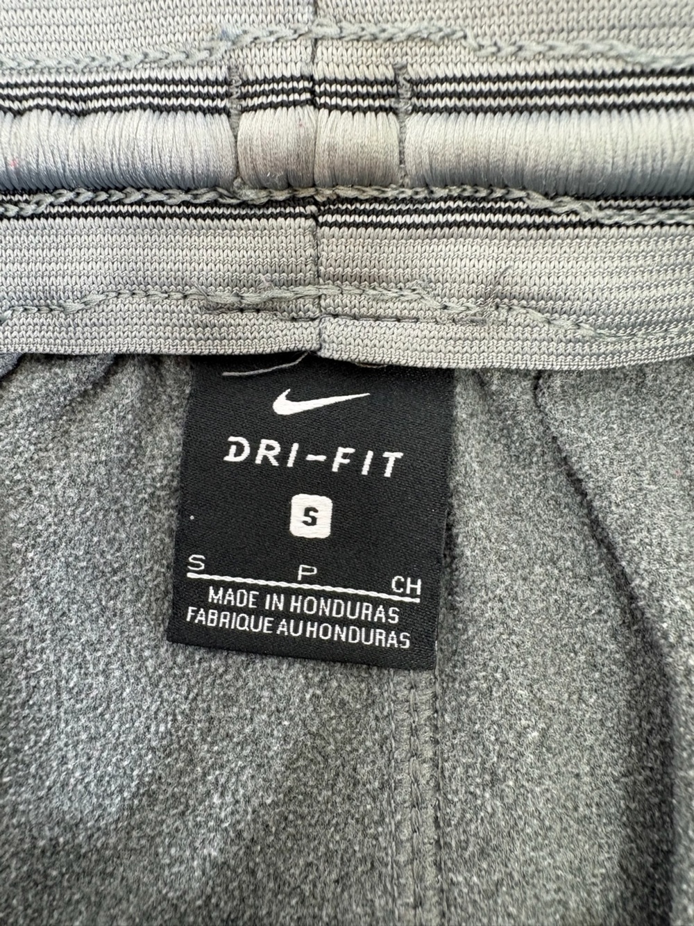 Nike Men’s Gray Heather Jogger Pants with Black Swoosh 3626 - Picture 3 of 10